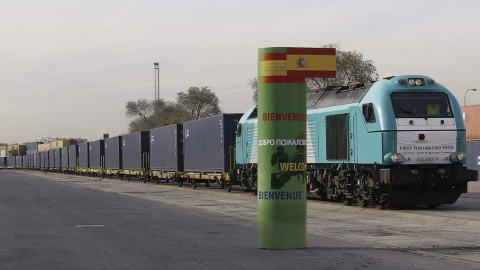 Primer transporte ferroviario de mercancías entre Madrid y China. FOMENTO