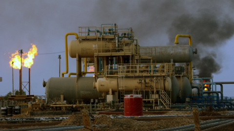 Vista del campo petrolero Nahr Bin Umar, en el norte de Basora, Iraq, 16 de septiembre de 2019. REUTERS / Essam Al-Sudani