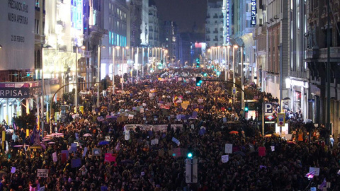 Manifestación del 8M en Madrid. J. GÓMEZ