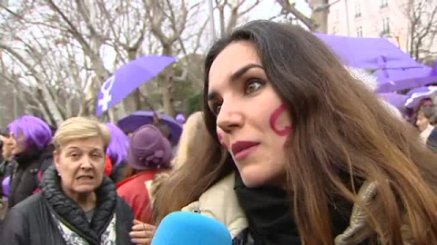 Multitudinaria manifestaciÃ³n del 8 de Marzo por el centro de Madrid