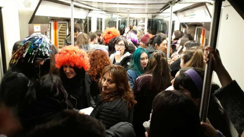 Imagen de un vagón del Metro de Bilbao. | D.A.