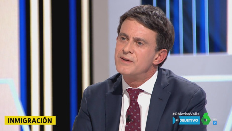 Manuel Valls, candidato a la alcaldía de Barcelona, en 'El Objetivo'. TWITTER/@ObjetivoLaSexta