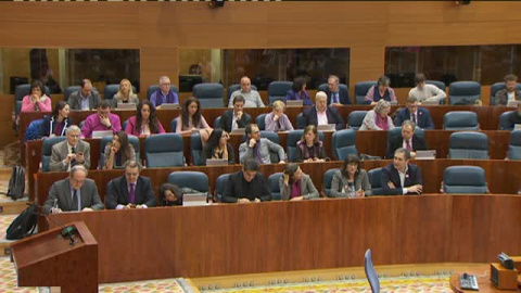 La Asamblea de Madrid vacÃ­a de diputadas... menos las del PP de Cifuentes