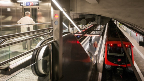 Una imagen del metro de Barcelona.- EP