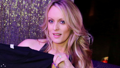 La actriz porno Stephanie Clifford, cuyo nombre artístico es Stormy Daniels. REUTERS/Eduardo Munoz