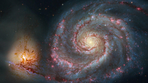 La galaxia remolino./ NASA