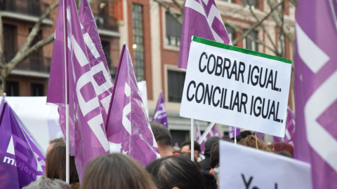 Manifestación feminista en Madrid. / MARÍA LOZANO