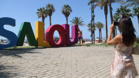 Turistes a Salou aquest estiu.