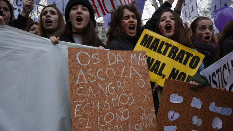 Manifestación feminista del 8M en Madrid. / J. GÓMEZ