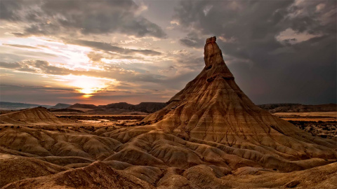 Parque natural Bardenas Reales, en Navarra.