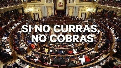 19/09/2019 - Foto de la campaña "si no curras, no cobras" de 'change.org'