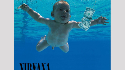 Portada de 'Nevermind' del grupo Nirvana.