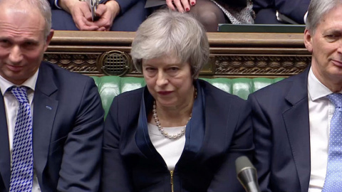 May, en el Parlamento británico este martes. REUTERS