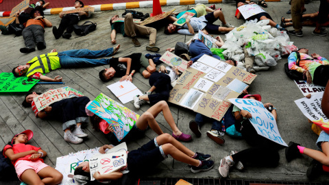 20-09-2019.- Protestas ecologistas en Bangkok, Tailandia. REUTERS/Soe Zeya Tun