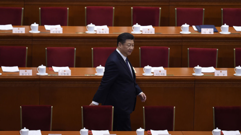 Xi Jinping hace acto de presencia en la Asamblea Nacional Popular de China.- AFP