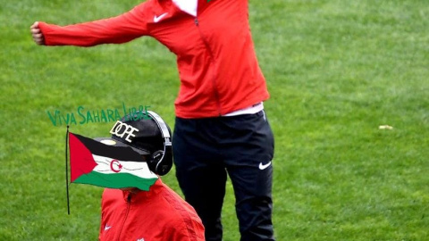 05/01/24- Al-Mamiya Jaafar en un partido de fútbol.