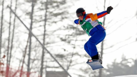 Astrid Fina en los Juegos Paralímpicos de invierno, PyeongChang (Corea del Sur)- REUTERS