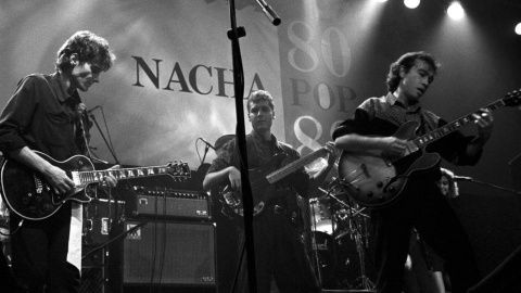 Concierto de Nacha Pop en Jácara Plató Madrid celebrado en octubre de 1988.