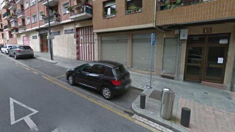 Calle donde la Ertzaintza ha encontrado el cadáver de una niña de 9 años - Google Maps