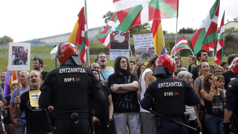 Protesta en San Sebastián