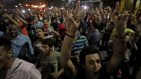 Momento de la protesta en El Cairo. REUTERS/Mohamed Abd El Ghany