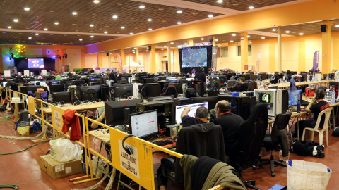 El Pavelló Firal de la capital del Pla d'Urgell acollinnt la 16a Mollerussa Lan Party