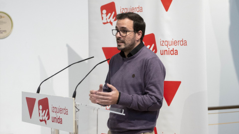 28/1/24 - El todavía coordinador de IU, Alberto Garzón.