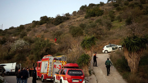 Miembros del operativo de rescate de Julen en Totalán | EFE