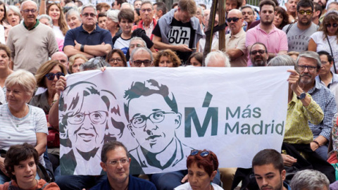 Asamblea de Más Madrid en la que se decidió concurrir a las elecciones generales, aunque hasta el miércoles no se sabrá si Íñigo Errejón encabezará la candidatura. / EFE