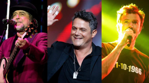 Joaquín Sabina, Alejandro Sanz y Pau dones denunciados por la SGAE | EFE