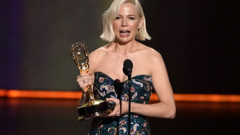 Michelle Williams durante su discurso de los Emmy