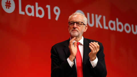 El líder del Partido Laborista, Jeremy Corbyn, durante la conferencia anual del partido en Brighton. /REUTERS