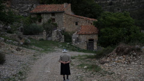 La última aldeana de La Estrella, en Teruel.