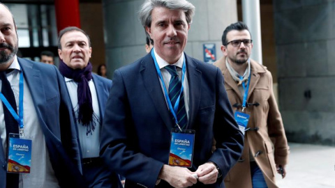 18/01/2019.- El presidente de la Comunidad de Madrid Ángel Garrido, a su llegada a la convención del Partido Popular que se celebrará hasta el próximo Domingo en el Recinto Ferial IFEMA de Madrid.- EFE/Chema Moya