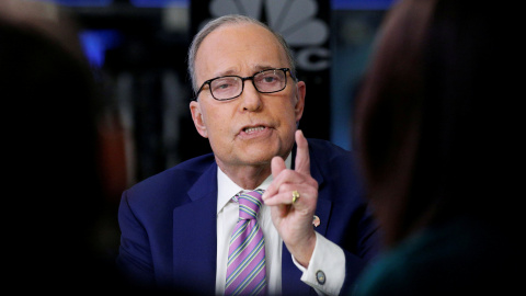 Larry Kudlow, nuevo director del Consejo Económico Nacional de la Casa Blanca en la CNBC. REUTERS/Brendan McDermid/Archivo