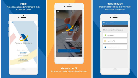 La nueva aplicación de la Agencia Tributaria. PÚBLICO