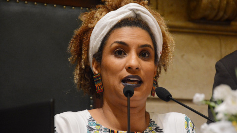 La concejala Marielle Franco en noviembre de 2017. EFE