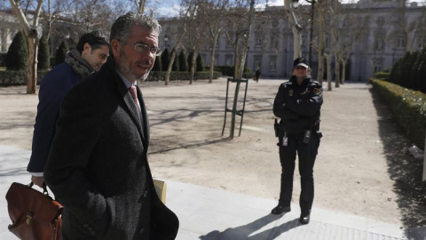 Francisco Granados a su llegada a la Audiencia Nacional. EFE/Javier Lizón