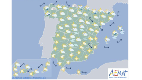 Previsión meteorológica para el 25 de septiembre /AEMET