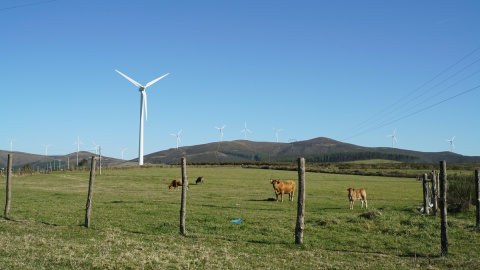 Parque eólico en Muras, Lugo