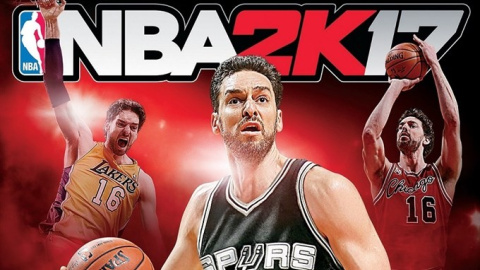 Portada del videojuego 'NBA 2K17' con Pau Gasol.