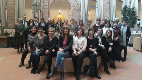 Participants en una jornada per promoure l'empoderament de les dones en les cooperatives agràries, al Parador de Lleida. FCAC.