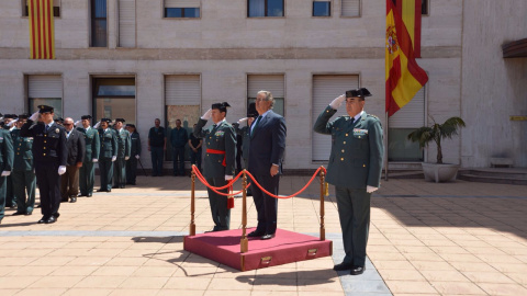 Acte de la Guàrdia Civil a la caserna de Sant Andreu de la Barcelona durant l'època de Zoido com a ministre de l'Interior. INTERIOR