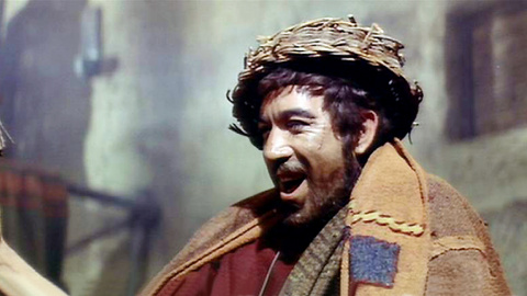 El actor Anthony Quinn en 'Barrabás'