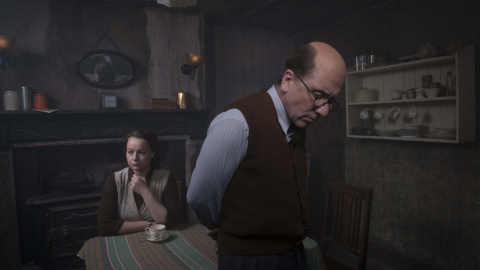 Un fotograma de la serie Rillington Place.