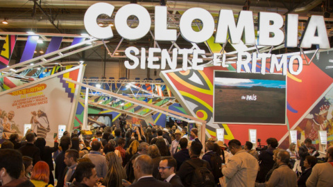 Stand de Colombia en Fitur 2019.