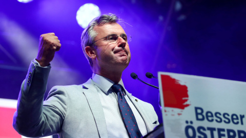 El líder de la formación ultraderechista Partido de la Libertad de Austria, Norbert Hofer. / Reuters