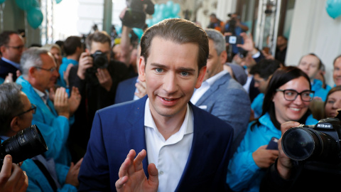 El líder conservador del Partido Popular Austríaco, Sebastian Kurz, es el favorito en las encuestas. / Reuters