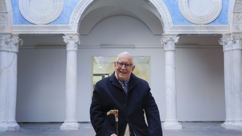 Fernando Delgado, tras una reunión celebrada en el Museo de Bellas Artes de València (Comunidad Valenciana).