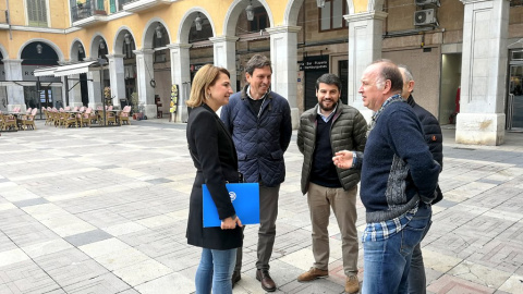 Mateu Isern i Magda Duran, dirigents del PP a Palma. PP